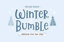 Winter Bumble A Christmas Font