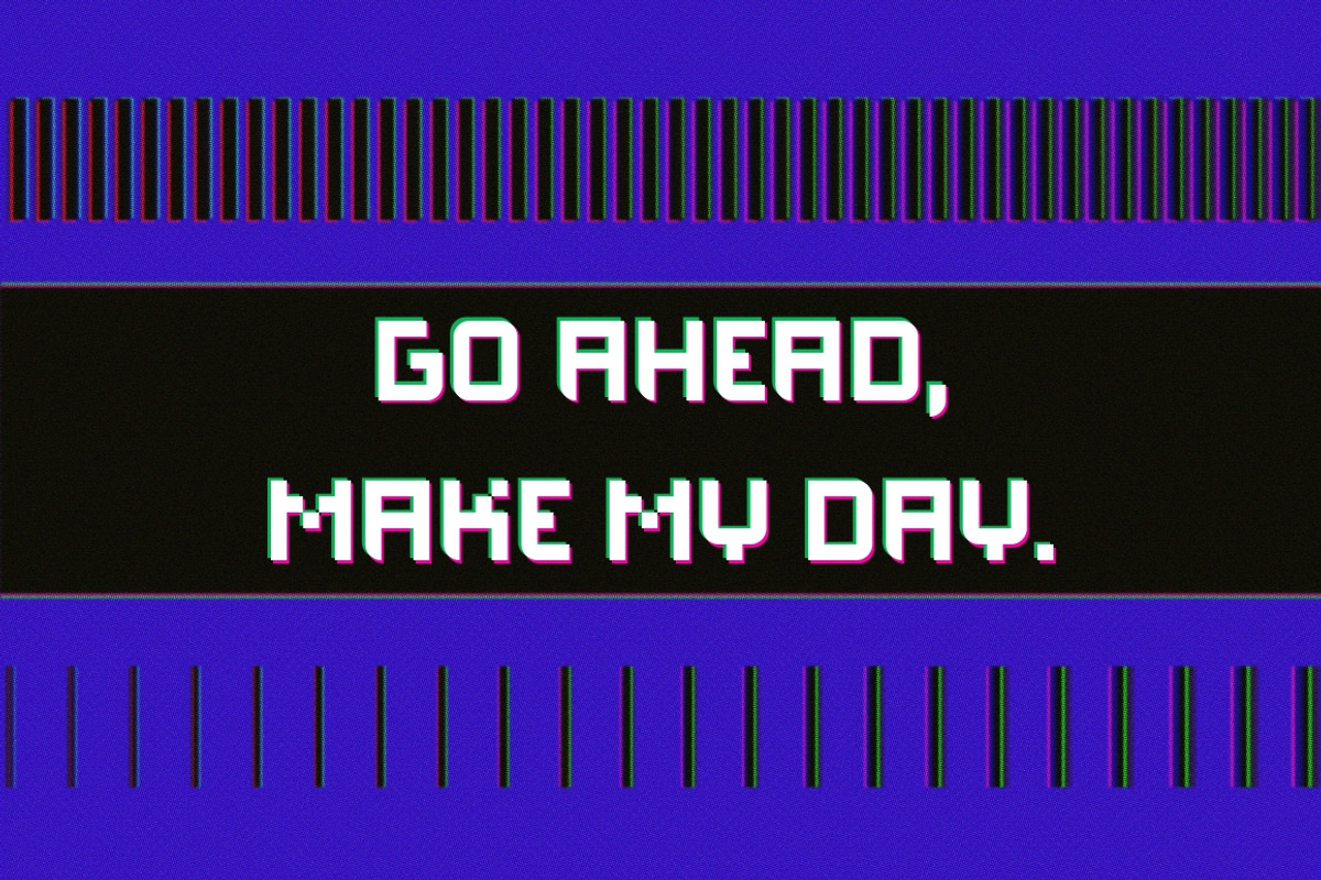 TETRA 84 80s font typeface tetris, a Font by Fat Hamster (Photo 3 of 6)