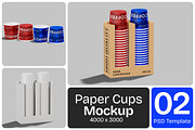 Cup Holder Mockup, a Cups & Container Mockup by Permadi Creative (Thumbnail 1 of 3)