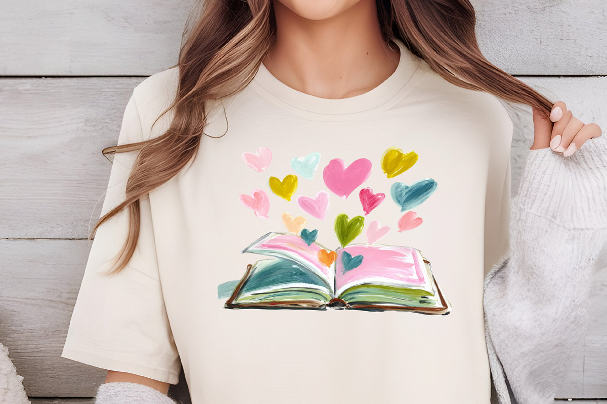 Valentine's Book Coquette Clipart, an Illustration by DreamCafeArt (Photo 4 of 6)