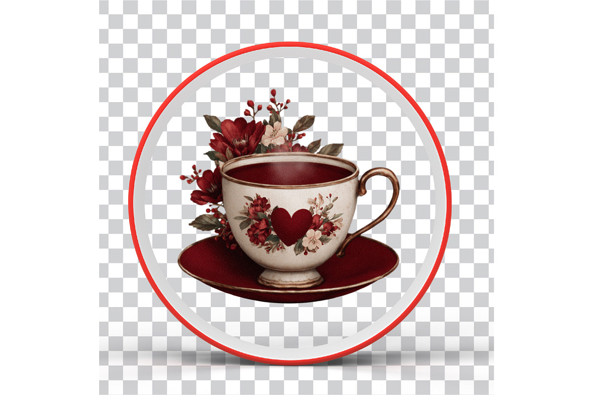 Antique Valentine Love Story Clipart, an Illustration by Design Market (Photo 4 of 4)
