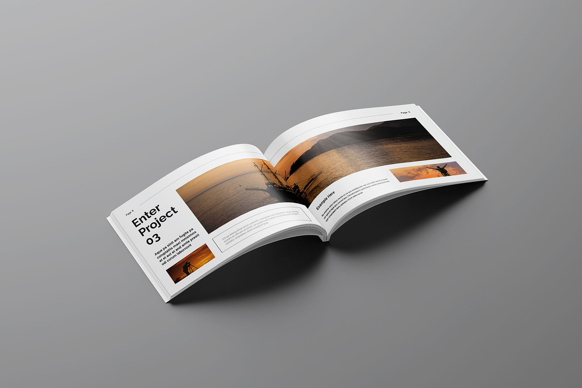 Modern Portfolio Landscape Template, a Magazine Template by Seeing-art (Photo 5 of 10)