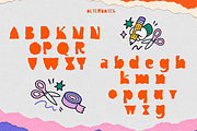 Aspoda Crops – Quirky Sans Font, a Sans Serif Font by RagamKata (Thumbnail 8 of 10)
