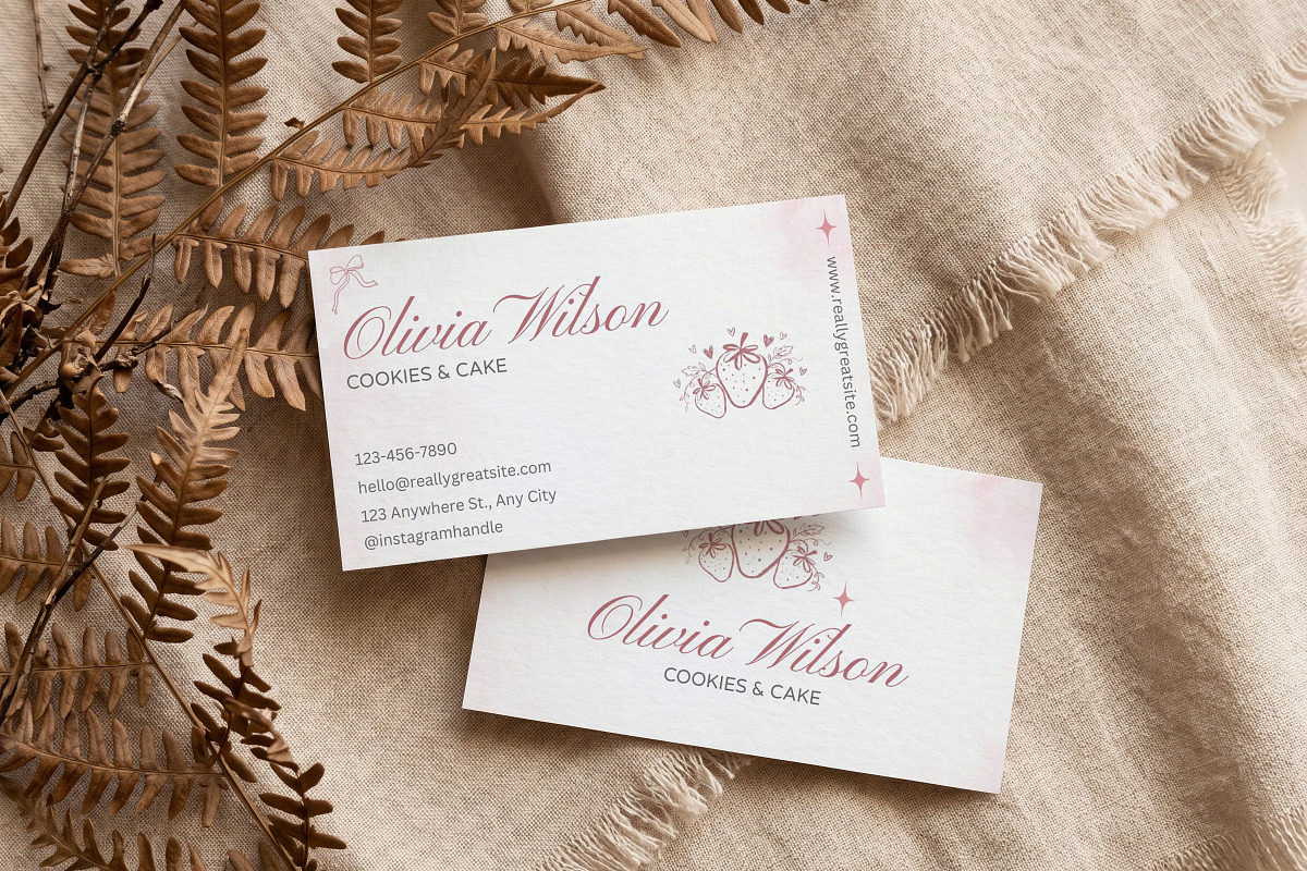 Bakery Business Card Canva Template, a Business Card Template by Arslan (Photo 4 of 6)