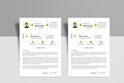 cv resume word and canva template, a Resume Template by mijli (Thumbnail 3 of 10)