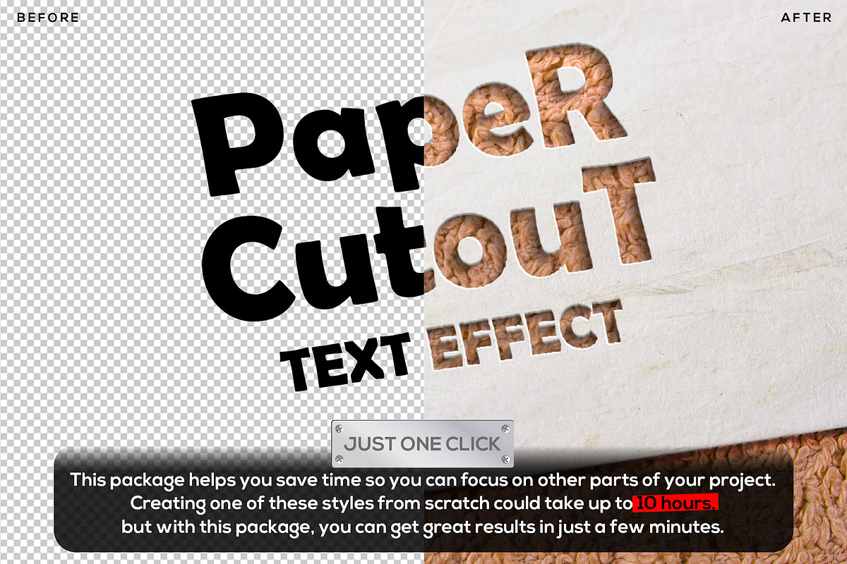 Paper Cutout Logo Mockup Text Effect, a Layer Style Add-On by Beast Designer (Photo 2 of 2)