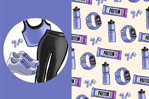 Fitness Planner Clipart