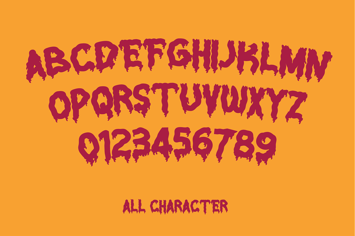 Horror Boat | Halloween Font, a Handwritten Font by Berdansabersama (Photo 2 of 8)