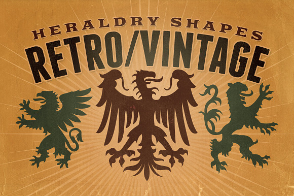 Vintage Shapes Heraldry Symbols 2