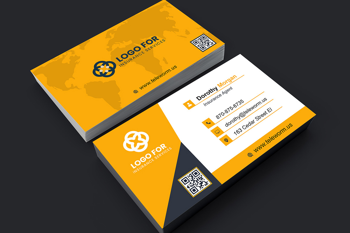 Minimalist Business Card PSD Template preview 4