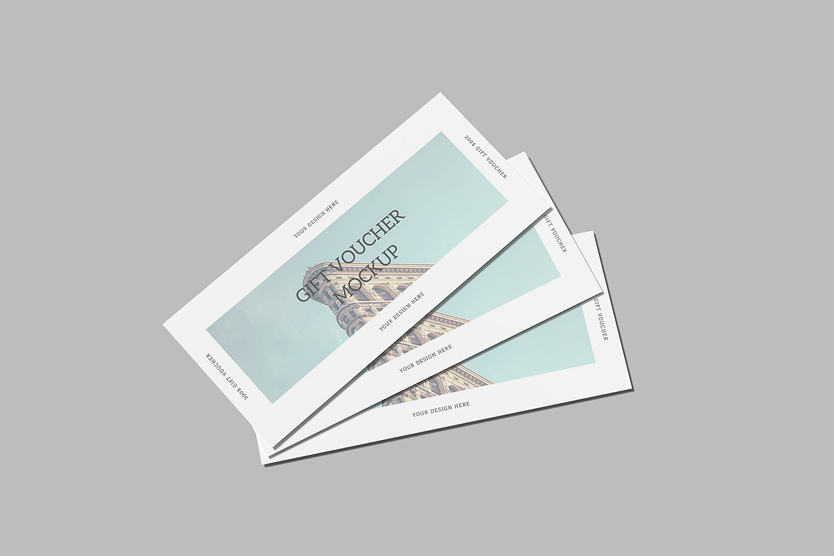 Gift Voucher Mockup, a Product Mockup by mahremdesign (Photo 5 of 9)