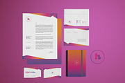 GRADIENT STATIONERY, a Stationery Template by Meknya (Thumbnail 1 of 5)