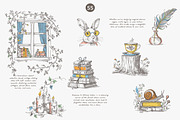 vintage illustration cottagecore set, a Decorative Illustration by Patishop Art (Thumbnail 7 of 10)