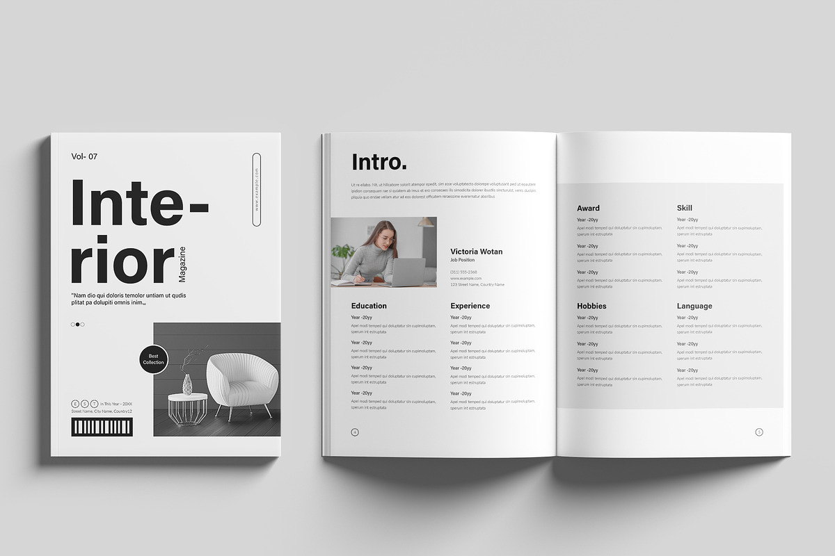 Interior Design Template, a Design Template by RusenoelType (Photo 1 of 9)
