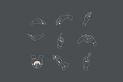 Hand Illustrations, an Illustration by With Love Ethel (Thumbnail 2 of 2)
