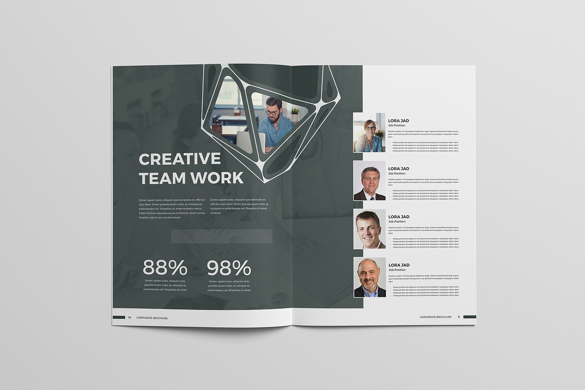 Business Company Profile Template, a Brochure Template by Taiffco (Photo 4 of 8)