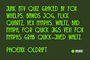 Phoenix Display Font, a Sans Serif Font by Webhance Studio (Thumbnail 7 of 12)