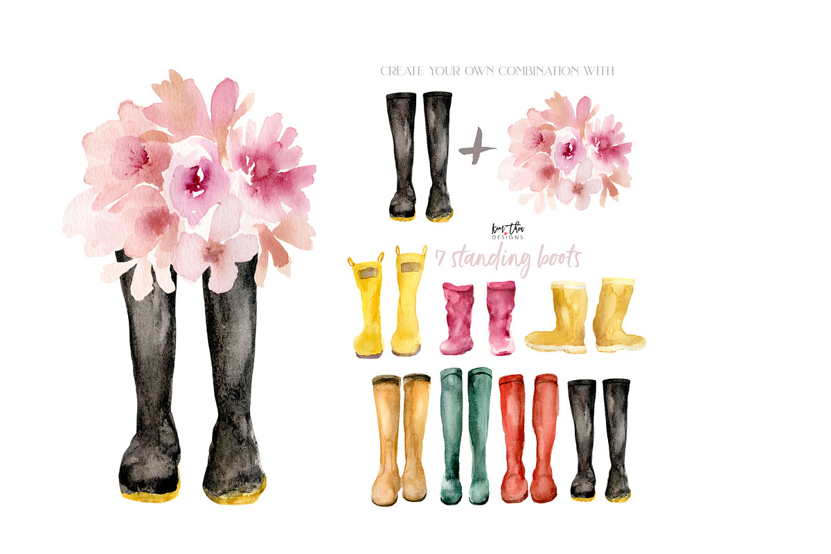 Spring Shower Wardrobe Collection, an Illustration by Kim Thoa Designs (Photo 3 of 10)