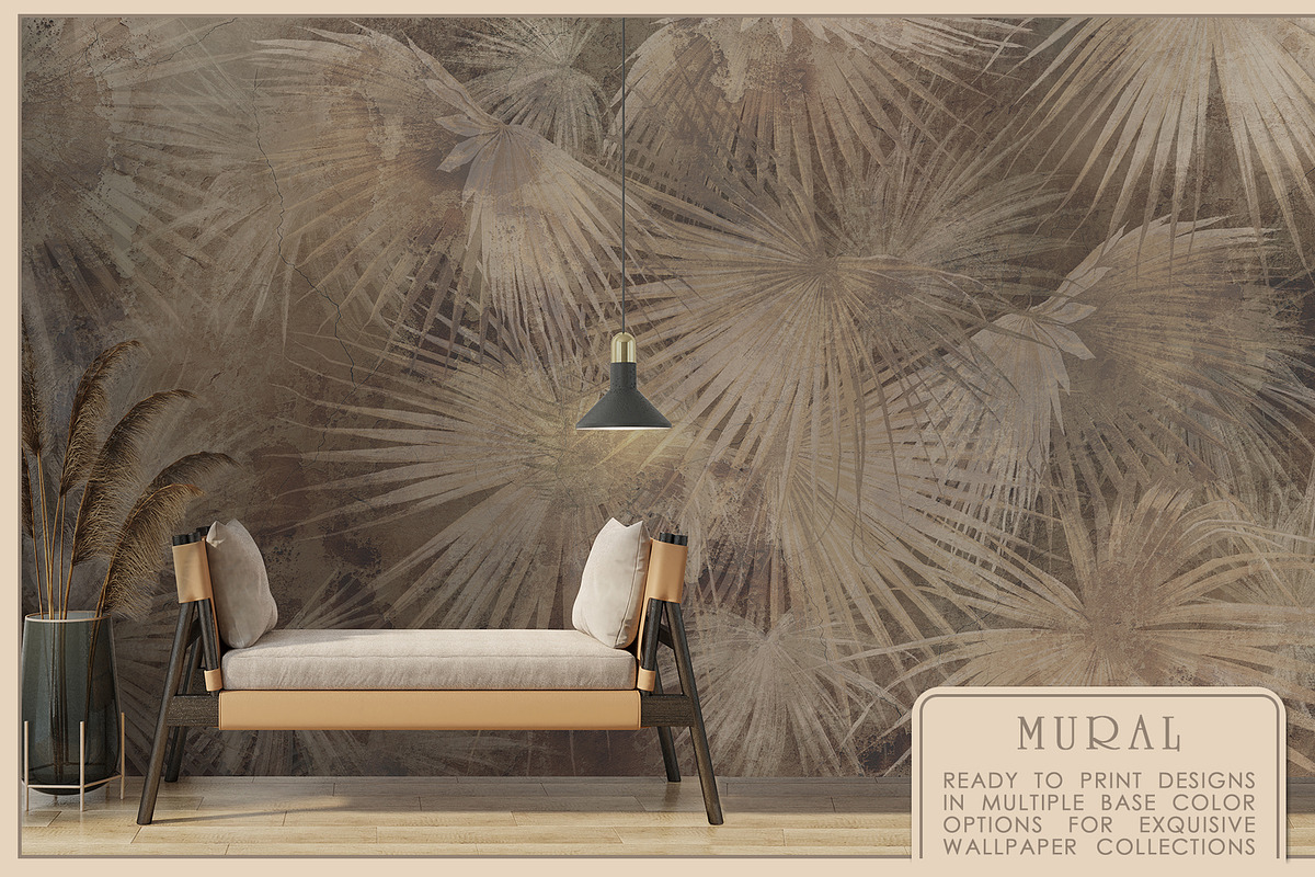 Fresco collection Leaves mural, a Wallpaper Graphic by Natalia0307 (Photo 5 of 16)