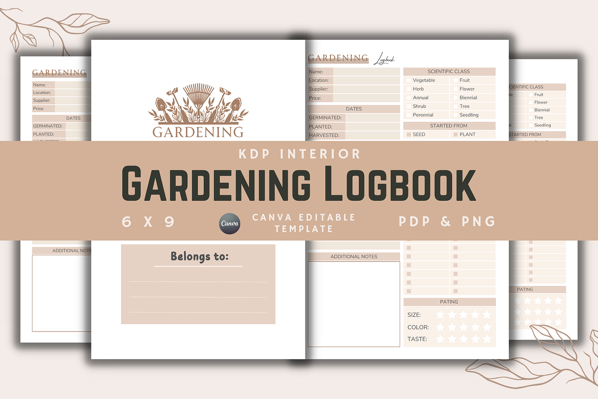 Gardening Logbook | KDP Interior, a Templates & Theme by KDPISH (Photo 1 of 4)