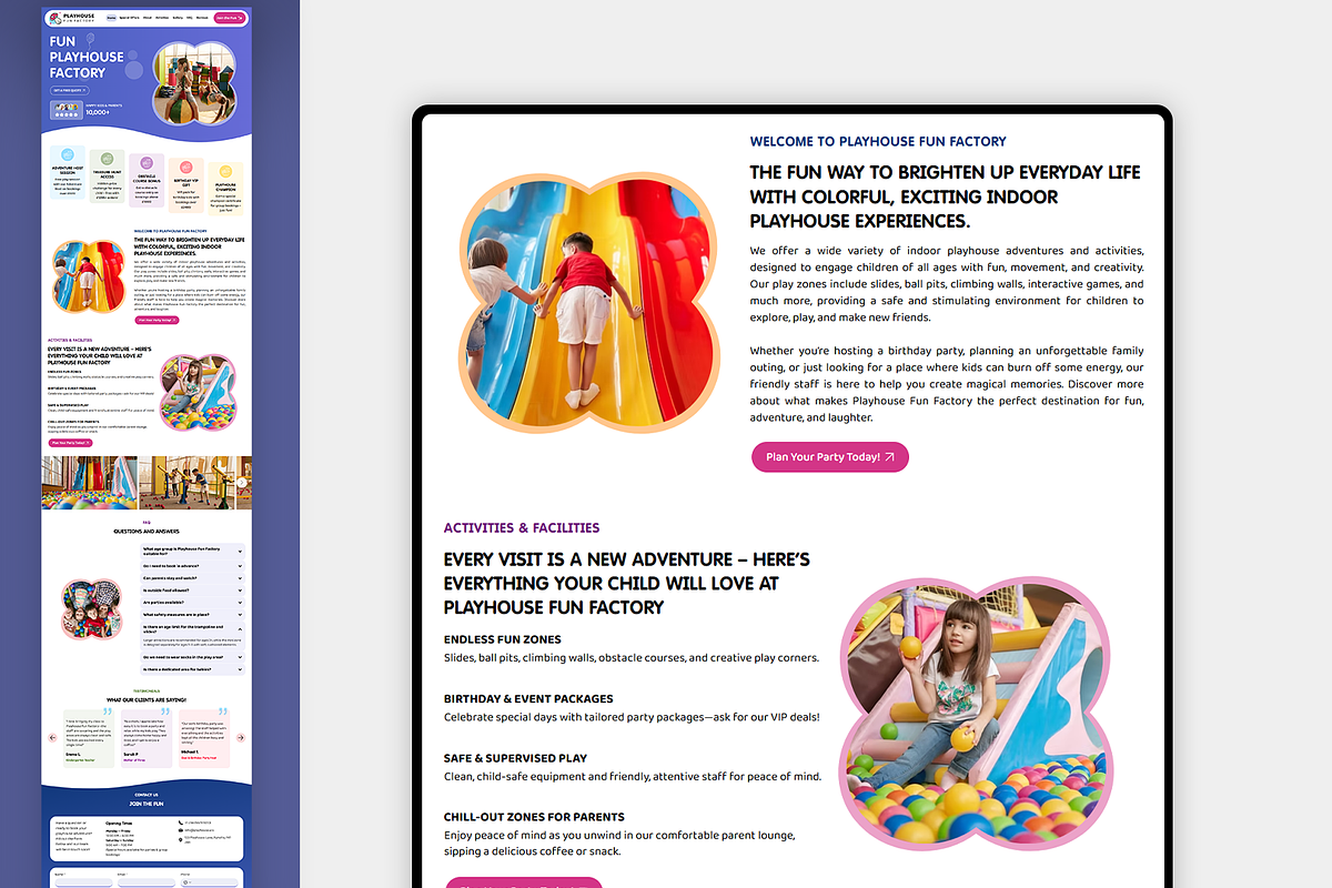 Kids Playhouse Wix Studio Website, a Wix Template by Kitteeh (Photo 5 of 14)