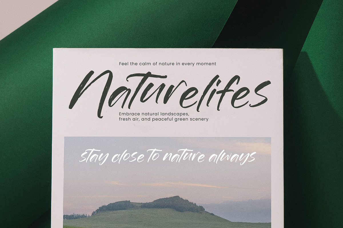 Goldeny Battiely Modern Brush Font, a Handwritten Font by operatype.co (Photo 5 of 10)
