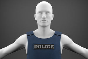 Flak Jacket Bullet Proof Police Vest