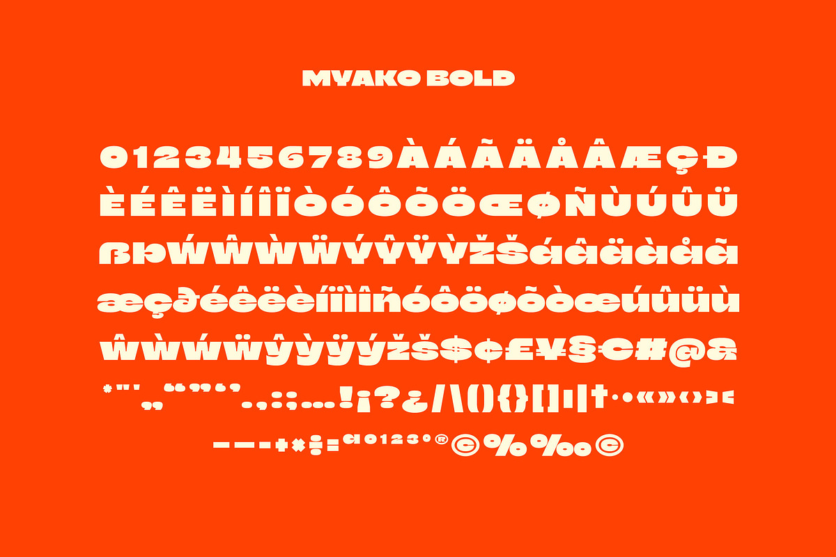Myako - Bold Inktrap Font, a Sans Serif Font by limitype (Photo 11 of 12)