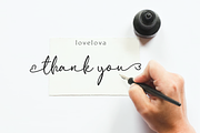 Lovelova, a Script Font by AMINMARIO (Thumbnail 7 of 7)