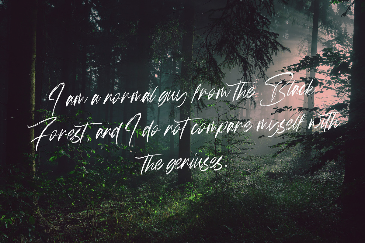 Followers - Handwritten Brush Font preview 2