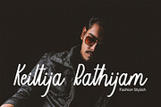 Keiltija Rathijam Handwriting, a Script Font by BringTypeStudio (Thumbnail 3 of 8)
