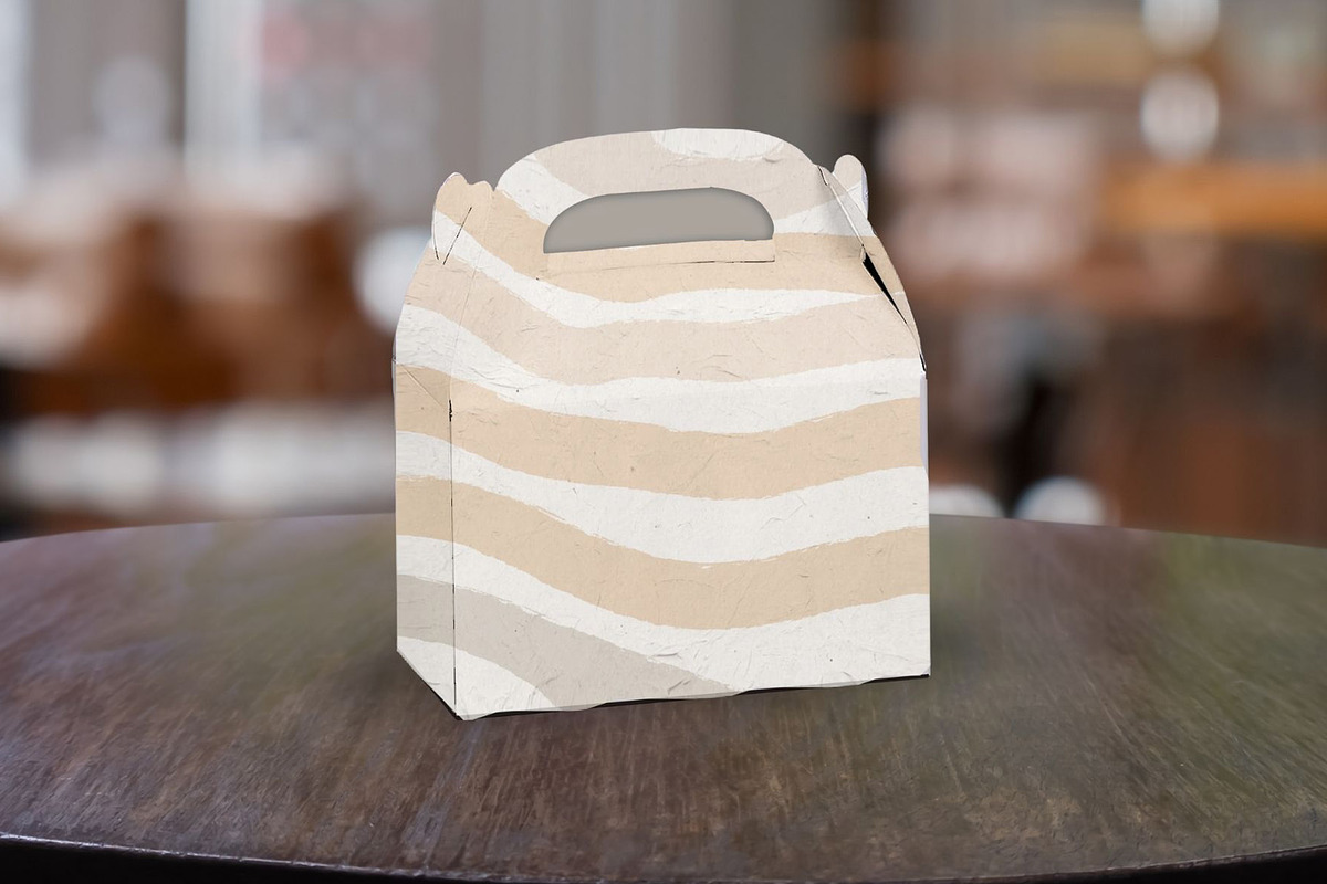 Gable Box Mockup + Template, a Packaging Mockup by Korner (Photo 5 of 12)