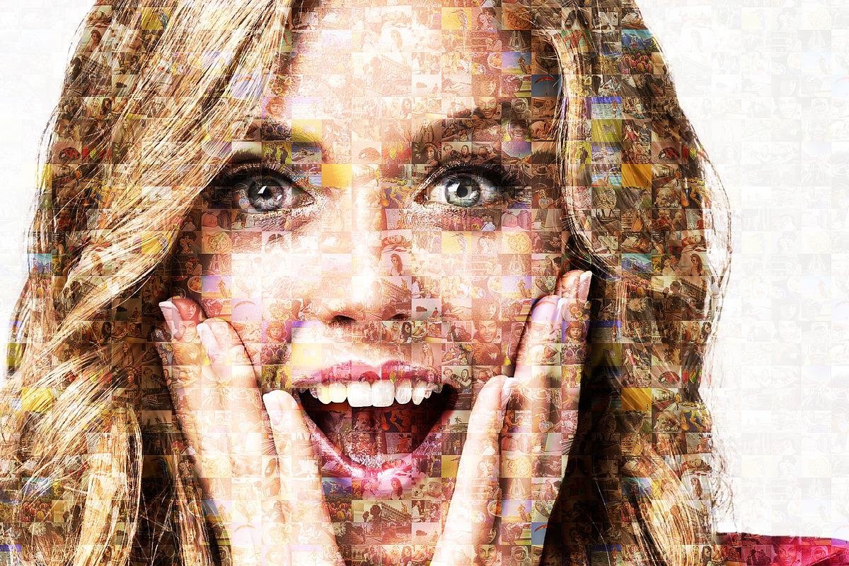 Mosaic Photo Photoshop Action, an Action Add-On by PSD Action (Photo 5 of 7)