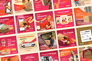Shipping Delivery Service Instagram, a Social Media Template by Louds Studio (Thumbnail 5 of 5)