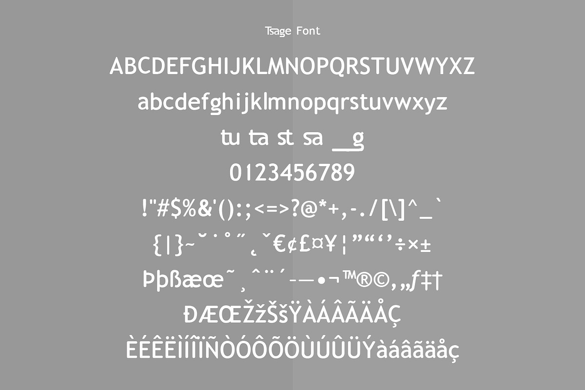 Tsage Display Font, a Sans Serif Font by Maulana Creative (Photo 8 of 9)