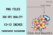 Watercolor Plumeria Clipart Bundle., an Illustration by SVGArt (Thumbnail 5 of 8)