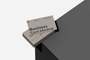 Minimalist Business Card Mockup Set, an Advertising Mockup by pixelmock (Thumbnail 4 of 15)
