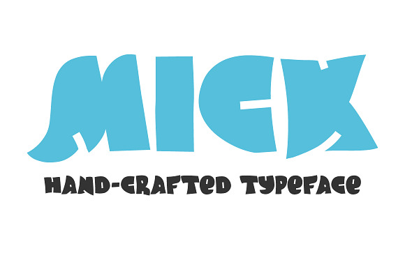Mick font preview 7
