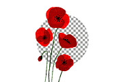 Watercolor Poppy Flowers, a Decorative Illustration by crafty (Thumbnail 3 of 11)
