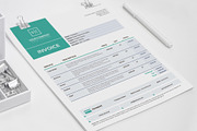 Clean Invoice Template, a Stationery Template by Propex (Thumbnail 2 of 3)