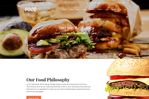 Food Restaurant Bar WordPress Theme