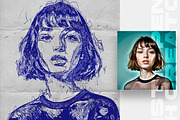 Realistic Pen Sketch Creator, an Action Add-On by Amorjesu.com (Thumbnail 23 of 37)