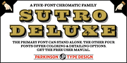 Sutro Deluxe, a Slab Serif Font by Parkinson Type Design (Thumbnail 3 of 7)