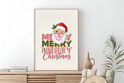 Retro Patchwork Santa Claus Png, an Illustration by SinaCreation (Thumbnail 7 of 7)