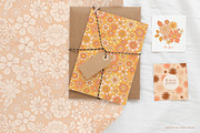 Retro Flower - Patterns & Clipart, a Pattern Graphic by Inna Moreva (Thumbnail 7 of 12)