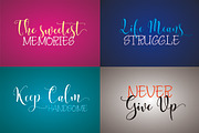 Ghisella, a Script Font by Byuly Ayika (Thumbnail 5 of 11)
