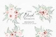 Watercolor Fern and Roses, an Object Illustration by Olga Koelsch (Thumbnail 12 of 15)