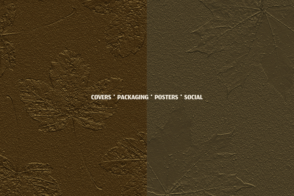 Embossed Leaf Autumn Backgrounds, a Background Graphic by Anzhelika (Photo 11 of 12)