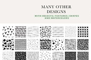 Black & White seamless patterns, a Pattern Graphic by Magnia (Thumbnail 5 of 5)