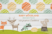 Baby Woodland Design Pack, an Animal Illustration by Wild Twig Co (Thumbnail 1 of 12)